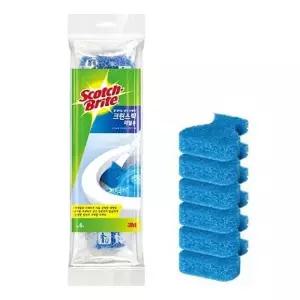 ( )3M 크린스틱 리필 6개입 청소 세정 솔 욕실 변기 도구 화장실 세척