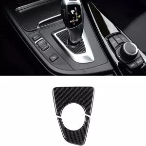 BLAKAYA BMW 3 시리즈 3GT F30 F34 2013 2014 2015 2016 2017 2019용 카본 파이버 센터 콘솔 대시보드 기어