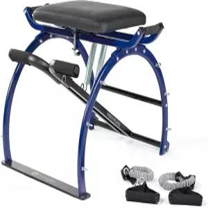 목시 필라테스 의자 저항 밴드가 있는 운동 홈 헬스장용 기구 최대 250파운드의 체중 용량