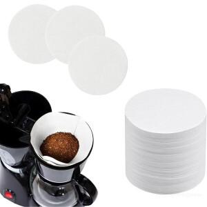 58mm 커피 필터 종이 100매 프리미엄 고속 에어로프레스 에스프레소 및 드립 메이커 호환