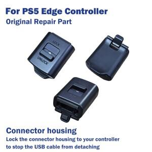 [호환품]  충전 케이블 고정 인터페이스 잠금 커넥터 하우징 USB PS5 엣지 컨트롤러 게임패드 액세서리에