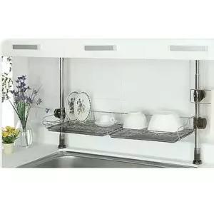 주방용 기둥씽크 800 1단 선반 싱크대 싱크선반 주방정리 씽크대