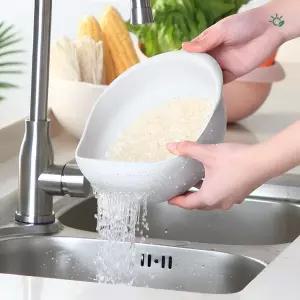 세척볼 쌀씻는 바가지 과일 야채 세척 물빠짐 믹싱보울 소