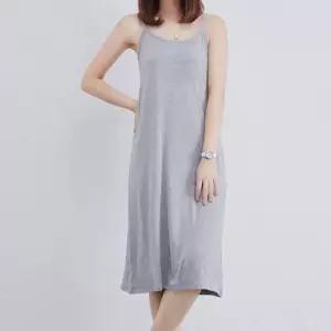 홈웨어 베이직 레이어드 끈나시 원피스 LKO80