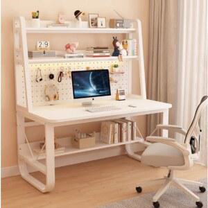 학생책상 서재 원목 선반 1 타공판 2200 100x60x174cm 최대 중고등학생