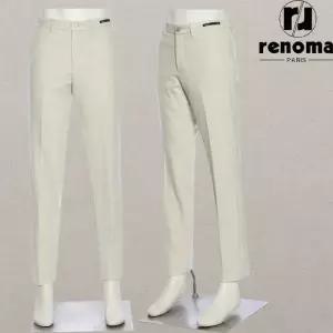 [롯데백화점]레노마 [최고급특가]FW 아이보리 겨울원단 울 모직 밴딩 팬츠 슬랙스 RPMLBP63AJD