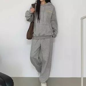 [하프클럽/](BM)기모데이지후드세트 겨울 여성 기모 세트