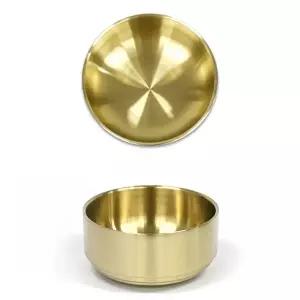 [조르지오]2중 JH10PV14 보온 보냉 티타늄 대접 면그릇 비빔그릇 16cm 8호