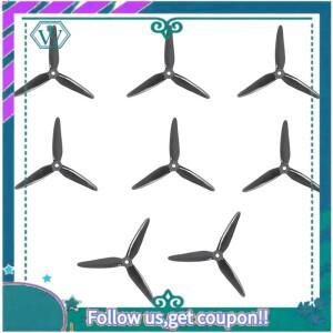 A75Q-4쌍 스피트파이어 T5147.5 프로펠러 4CW+4CCW 5인치 3날 블레이드 FPV POPO 장거리 RC FPC 드론 부품