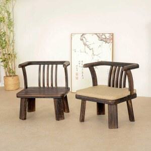 좌식 다다미의자 등받이 체어 작은 이동 바퀴 앉은 침대 테이블 낮은 1인소파 세토그래피