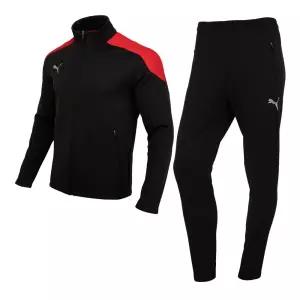 푸마 집업상의+ 바지 겨울 기모 블랙 여자운동복 패션트레이닝복세트 휴가코디 헬스웨어 남자츄리닝 핏좋은