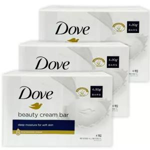 도브 비누 뷰티 크림 바 90g 4개입 3개