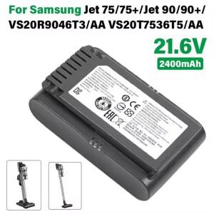 진공 청소기 배터리 DJ96-00221A VCA-SBT90 삼성 제트 75 90 VS70 VS20T7532T1