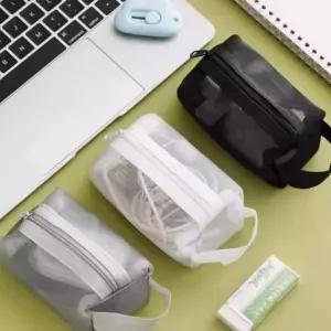 여행용 화장품 메쉬파우치 립스틱 메쉬 미니파우치 파우치백 물놀이파우치