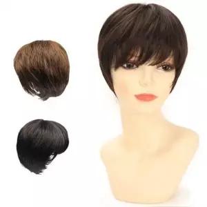 [하프클럽/]통가발 인기 중년여성 자연스러운 가발 감성 짧은머리