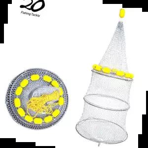 부력살림망 이공조구 3단 스텐링 부력 살림망 45CM