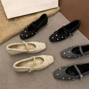 셉띠엠브레 여성스트랩힐 펌프스 기모 단화 키높이 메리제인슈즈 오피스룩 큐빅 퍼 UNO5