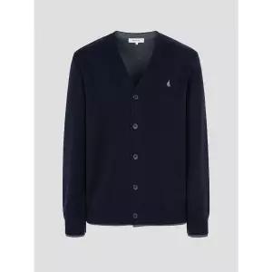 빈폴 코튼 베럴비 레이어드 카디건 네이비 (BC575AC16R) [매장정품]