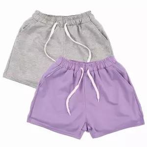 고품질 여름 트레이닝 반바지 데일리 여자 숏팬츠 3부 허리밴딩 8색 (WFKBX8G)