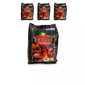 캠핑시 편리하게 X 사용하는 참숯 4개 2kg 바베큐 웰빙 고급숯 점화용 민박집 가정