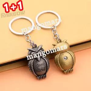 1+1 부엉이 동물 열쇠고리 키홀더 키링 가방 악세사리 장식 