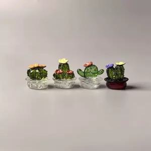 미니 선인장 장식 다육이 인테리어 소품 사무실 책상