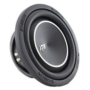 오리온 XTR 시리즈 XTR8SWD4 프리 에어 슬림 얕은 마운트 8 u201D 카 서브우퍼, 1200W 맥스 파워, 300W RMS, 듀얼 4옴, UV 코팅 콘, NBR 서라운드 u2013 OEM 서브 교체 컴팩트, 렉서스, BMW, 닛산 등 다양한 용도로