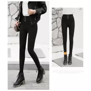 [하프클럽/]기모 여자조거바지 슬림핏 안감 겨울 여자바지 팬츠