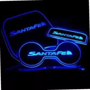 싼타페DM 자동차 컵홀더 led 받침 플레이트 컵받침