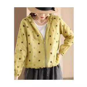 여성용 야구 점퍼 잠바 집업 항공 여성 여자 봄가을 여름 앤티크 입체자수 긴팔 모시 루즈핏 후드 캐주얼