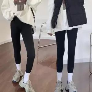 여자 기본 스판 레깅스 블랙 1P 신축성 하이웨스트