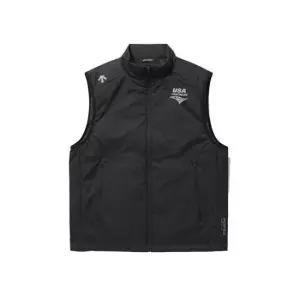 데상트 공용 USAT 퍼텍스 경량 패딩 베스트 BQ123IPV11-BLK0