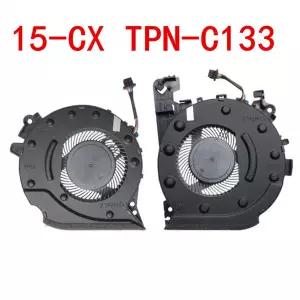 HP호환 Pac Gaming 4 Green Blade Pavilion 15-CX 15-cx0060TX TPN-C133 용 새 노트북 CPU GPU 냉각 팬 쿨