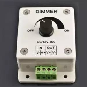 스위치 12V 8A LED조광기 디머 속도 제어기 조절기 빛 hQd1+4HQx