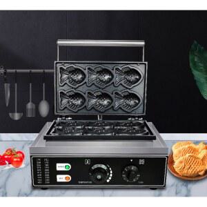 전기 붕어빵 기계 6구 휴게소 단일 창업 붕어빵머신 카페 구이기 간식 생선케이크 메이커