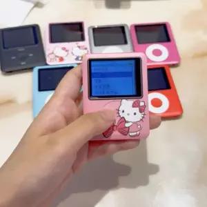 헬로키티 산리오 귀여운 헬로 키티 학생 MP3 만화 애니메이션 휴대용 미니 음악 워크맨 스포츠 동반자 사운