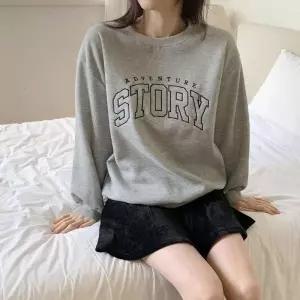 [다잇템] 여성 보온 캐쥬얼 클래식 빅사이즈 맨투맨_24047292_588872