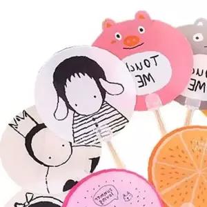 쌍문상회 유아부채 손 캐릭터 10개 디자인