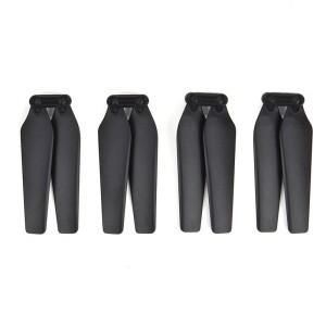 SJRC Z5 RC 쿼드콥터 드론 예비 부품 CW 프로펠러 블랙 접이식 날 블레이드 세트당 4개