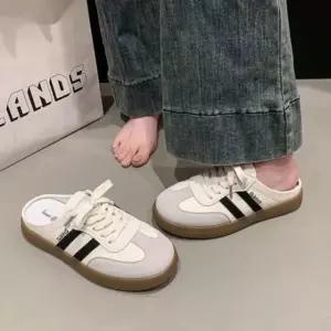 스니커즈 샌들 운동화 여성 데일리 뒷꿈치없는 투라인 (WFKEMQ4)