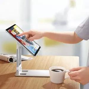 스마트폰 태블릿 거치대 패드 받침대 편리한 목받침대 조절형 WFIMLWZ
