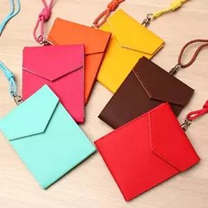 지갑형 목걸이 카드지갑 명함 교통 카드 홀더 케이스