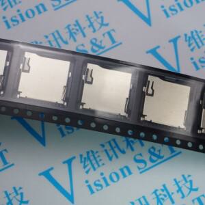 100pcs / lot 9pin 마이크로 SD 카드 슬롯 커넥터 크기 14 x 15mm TF 데크 전화 태블릿 차량 네비게이션 팝