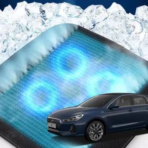 올뉴i30 호환 차량용 쿨링시트 메쉬 4팬용방석 사무실 여름방석 자동차 의자 아이스 휴대용 용통풍 용자동