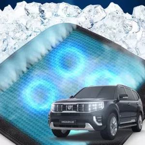 모하비더마스터 호환 차량용 쿨링시트 메쉬 4팬용방석 사무실 여름방석 자동차 의자 아이스 휴대용 용통풍