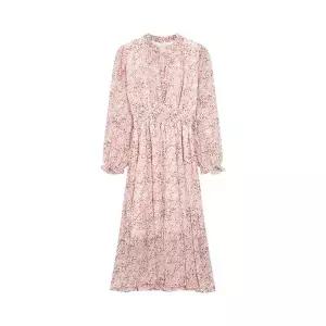 [하프클럽/르샵]프릴 밴딩 꽃무늬 캉캉 쉬폰 원피스-L2F15WOP030