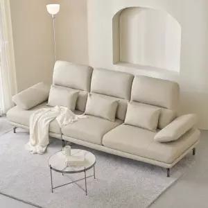 글로리아 4인용소파 비건 가죽쇼파 4인 2색상