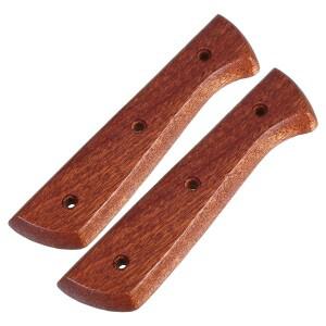 단단한 나무 칼 손잡이 구멍 주방 가드 핸들 교체 미끄럼 방지 그립 수제 액세서리