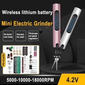 USB 마이크로 로터리 전기 드릴 키트 도구, 무선 조각 펜, 배터리 조각기, 핸드 머신, 미니 연마기, 4.2V