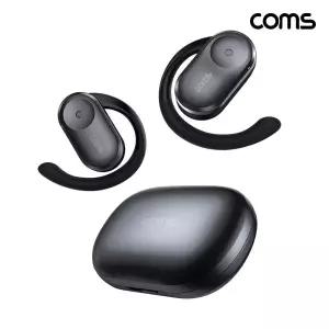 Coms 오픈형 이어후크 블루투스 무선 이어폰이어 연결 스마트폰 형이어폰 휴대용